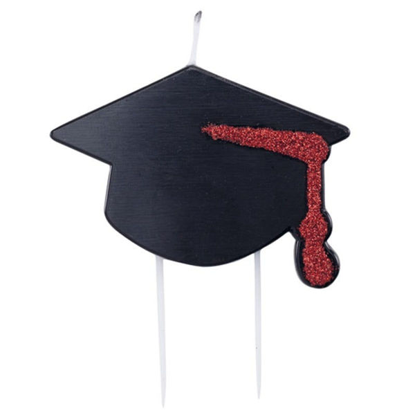 Candela tocco laurea 8×6 cm decorazione torta