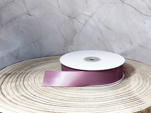 Rotolo nastro doppio raso rosa cipolla vari spessori 50 metri