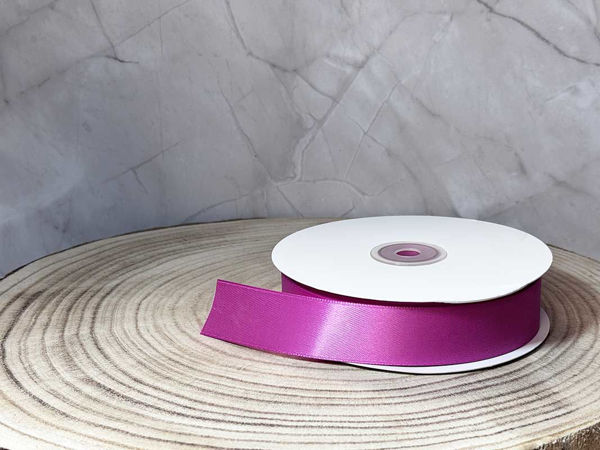 Nastro Doppio Raso Fucsia Caruso – Rotolo 50 metri