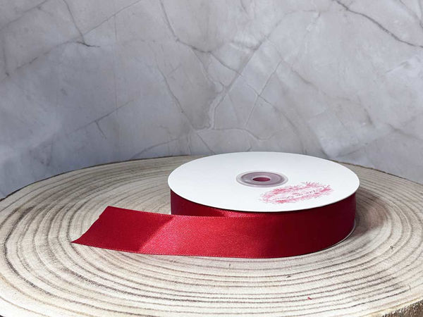 Nastro Doppio Raso Rosso