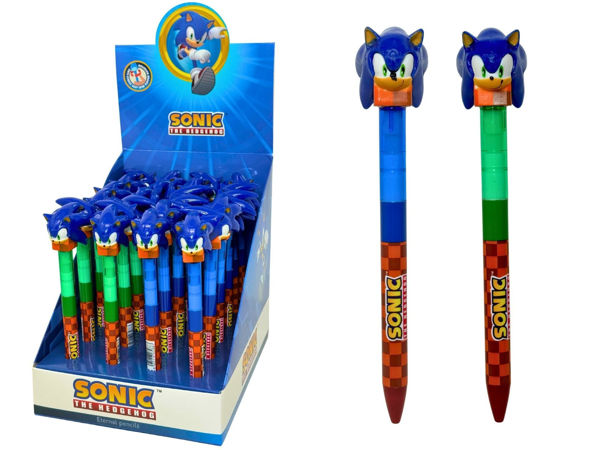 Matita eterna Sonic con decorazione tridimensionale