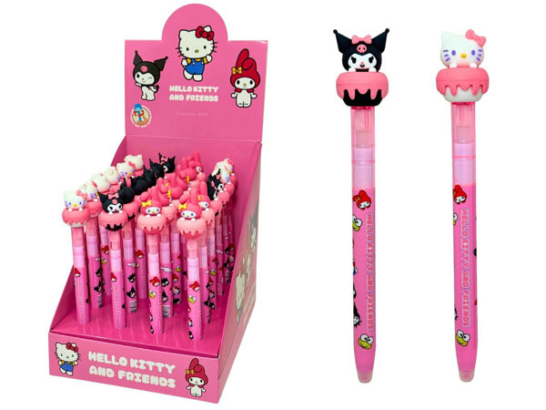 Penna gel cancellabile Hello Kitty con personaggi Sanrio