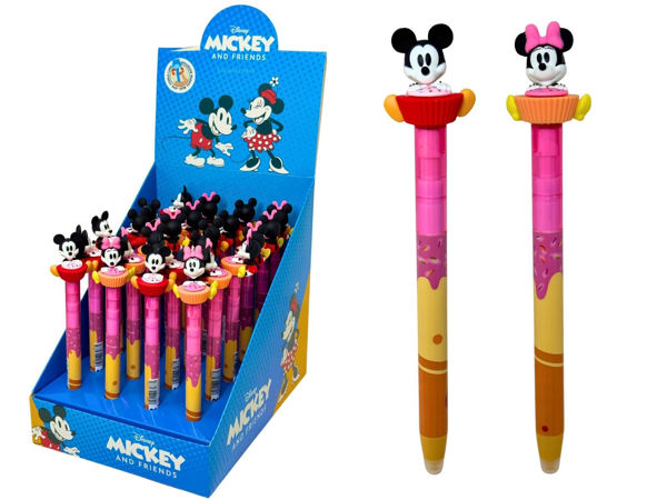 Penna gel cancellabile Minnie e Topolino con decorazioni Disney