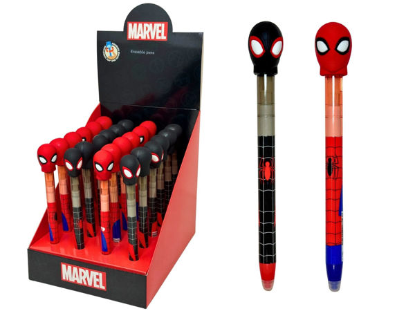 Penna gel cancellabile Spiderman con decorazioni Marvel