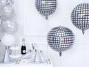 Palloncino mylar sfera disco PartyDeco 40 cm
