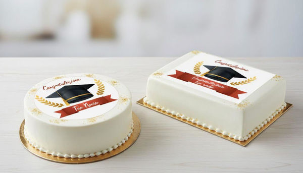 Cialda per torta laurea personalizzabile