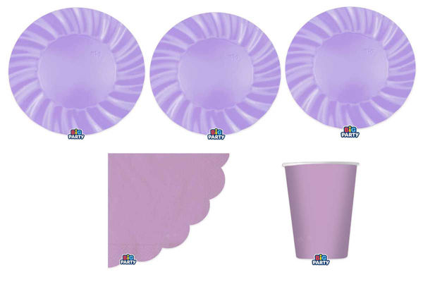 Coordinato tavola Wavy Lilla