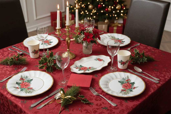 Set Coordinato Chic Poinsettia	