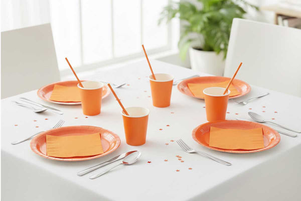 Coordinato Ecolor Arancio in carta