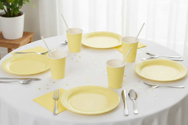 Coordinato Ecolor Giallo Baby in Carta