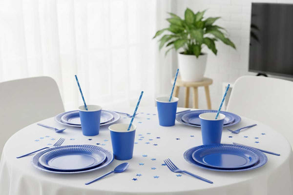 Coordinato Ecolor Blu in Carta