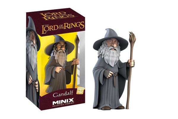 Statuina Minix Gandalf con bastone e cappello