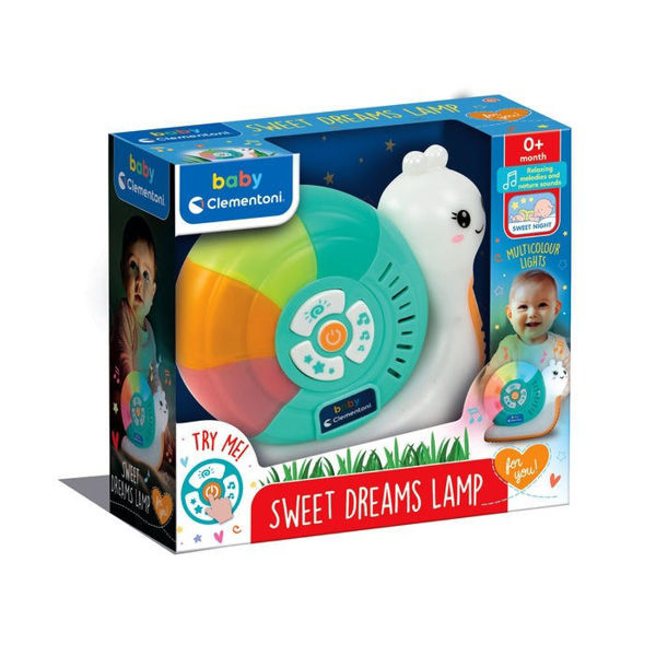 Luce da notte Sweet Dreams lumachina multicolore Baby Clementoni