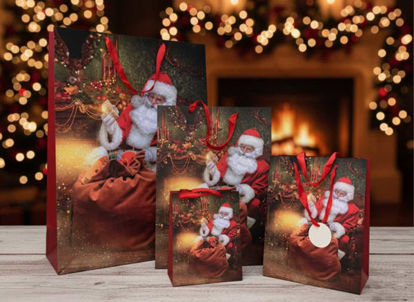 Buste Natalizie con Babbo Natale