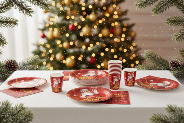 Coordinato tavola Babbo Natale