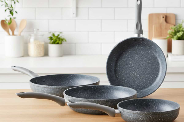 Padella Accademia Mugnano Cuore di Pietra antiaderente varie misure