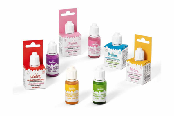 Colorante liquido liposolubile 15 grammi per decorazioni alimentari