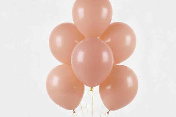 Palloncini in lattice rosa antico BigParty con palloncini Gemar in diverse misure