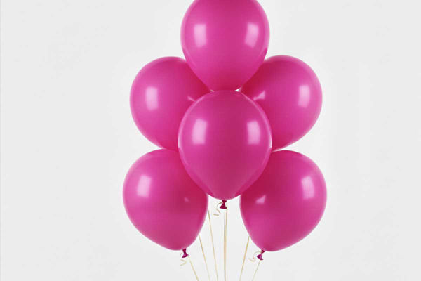Palloncini in lattice fucsia BigParty con palloncini Gemar in diverse misure