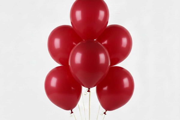 Palloncini in lattice bordeaux BigParty con palloncini Gemar in diverse misure