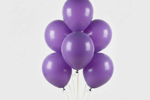 Palloncini in lattice viola BigParty con palloncini Gemar in diverse misure