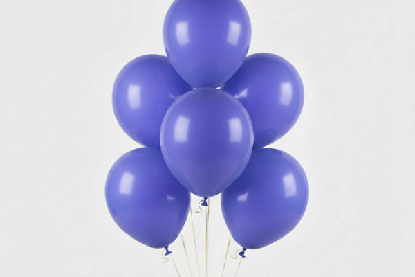 Palloncini in lattice pervinca Gemar confezione BigParty