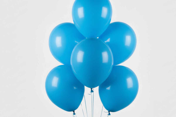 Palloncini in lattice celeste BigParty con palloncini Gemar in diverse misure