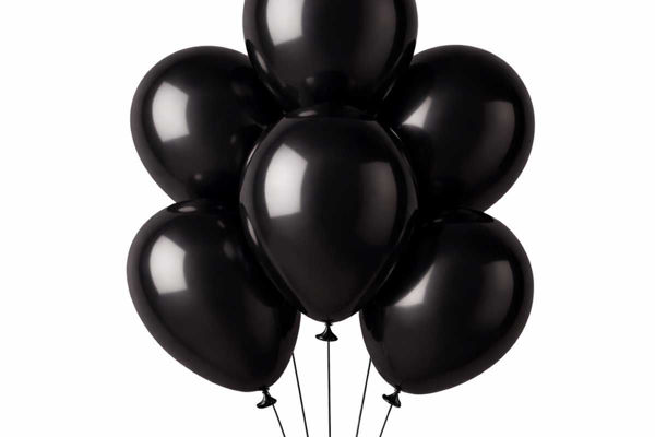 Palloncini in lattice neri BigParty con palloncini Gemar in diverse misure