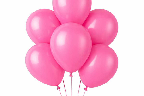 Palloncini in lattice fuxia metal BigParty con palloncini Gemar in diverse misure