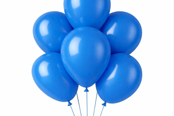 Palloncini in lattice blu metal BigParty con palloncini Gemar in diverse misure