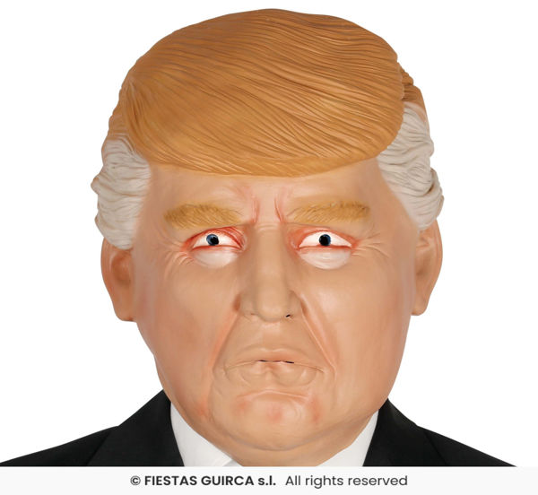 Maschera realistica President in lattice per adulti