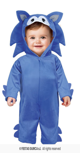 Bambino in costume da riccio marrone con cappuccio, taglia 18–24 mesi