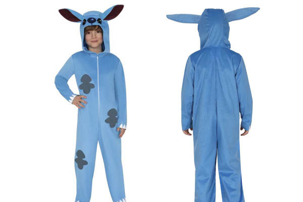 Costume Blue Alien bambino travestimento alieno blu