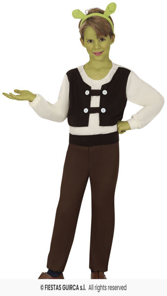 Costume Swamp Monster infantile per bambino e bambina con indicazione taglie e codici prodotto