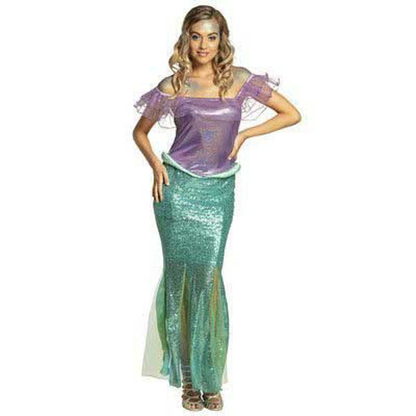 Costume Principessa Sirena donna in stile elegante a tema mare