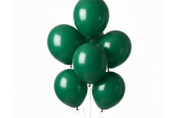 Palloncini in lattice verde smeraldo Emerald Green per decorazioni e allestimenti