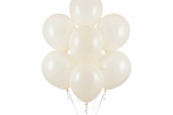 Palloncini in lattice salmone Kalisan per decorazioni 