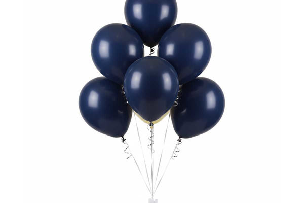 Palloncini in lattice blu navy per decorazioni