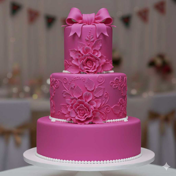 Pasta di zucchero Pop fucsia per decorazioni di torte e dolci