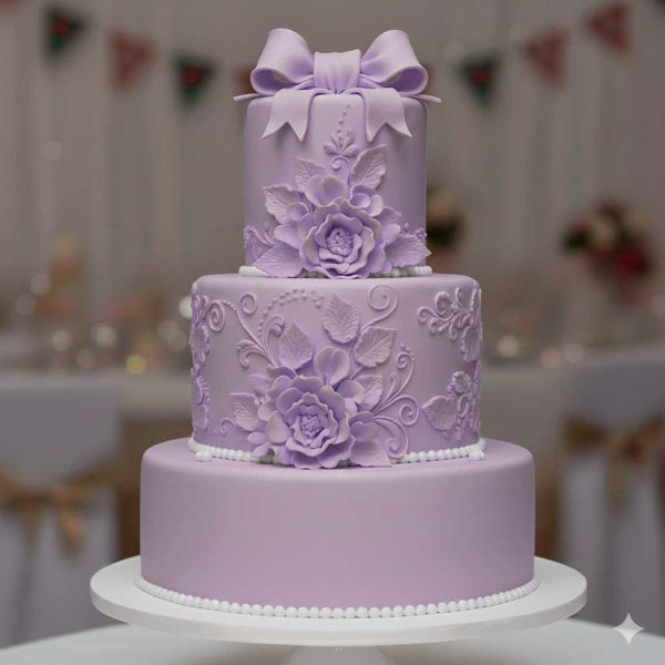 Pasta di zucchero Pop lilla per decorazioni di torte e dolci