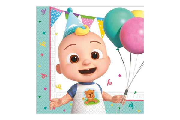 Tovaglioli 33x33 cm Cocomelon 20 pezzi