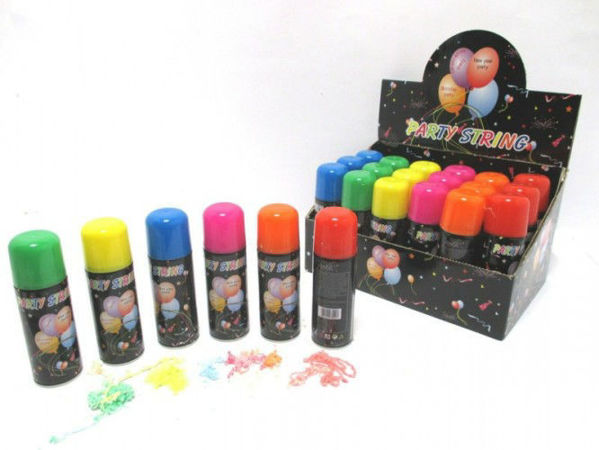 Stelle filanti spray 250 ml vari colori per feste e party