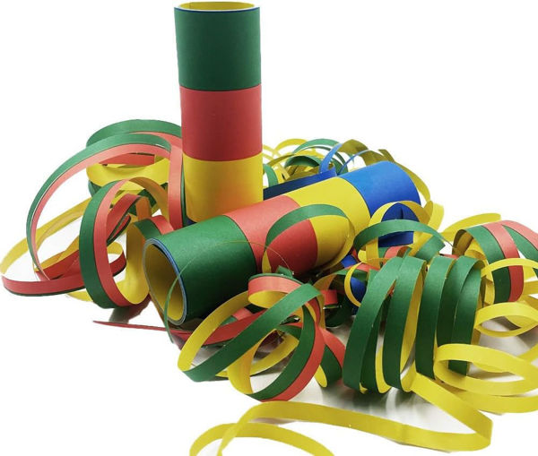 Rotolo stelle filanti colorate per feste e party