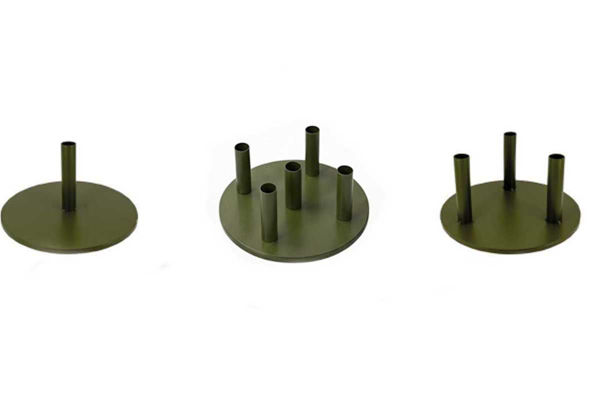 Base di supporto in metallo