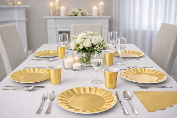 Coordinato Wavy Oro Metal