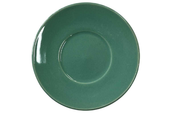 Piattino da caffè verde per tazzina espresso