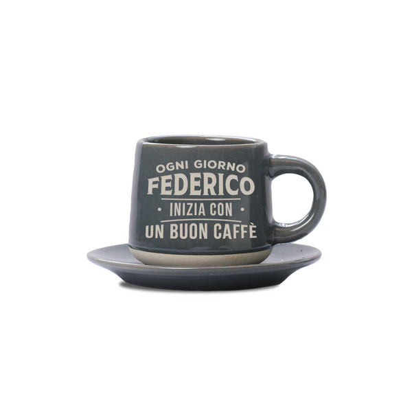 Tazzina da caffè Federico personalizzata