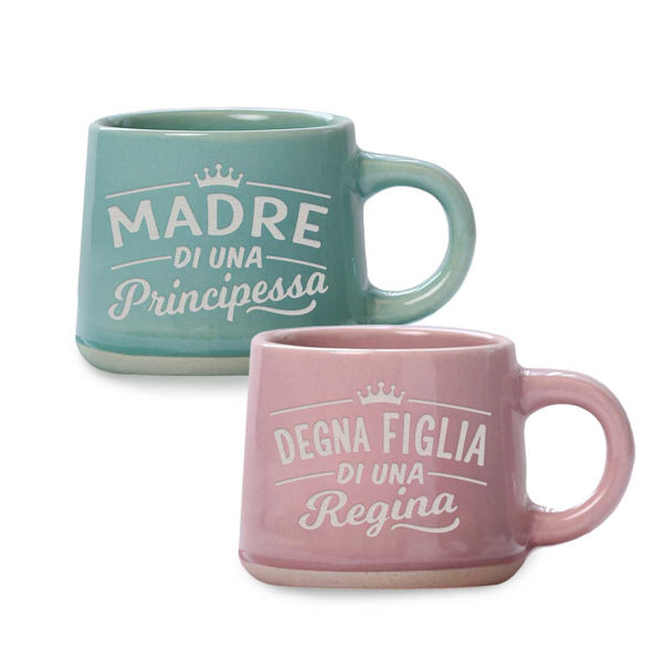 Set 2 tazzine da caffè Madre e Figlia
