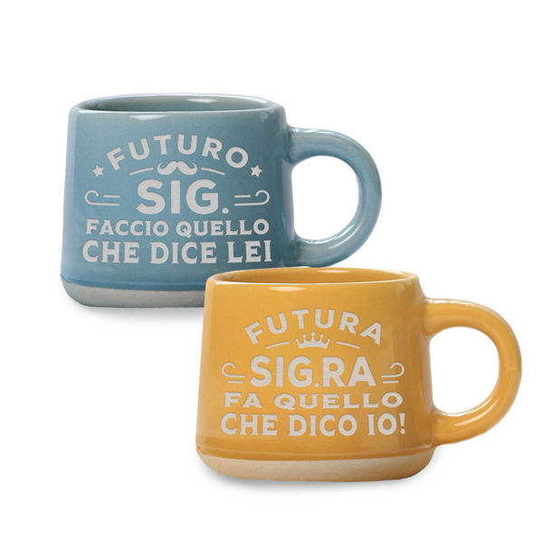 Set 2 tazzine da caffè Fidanzati