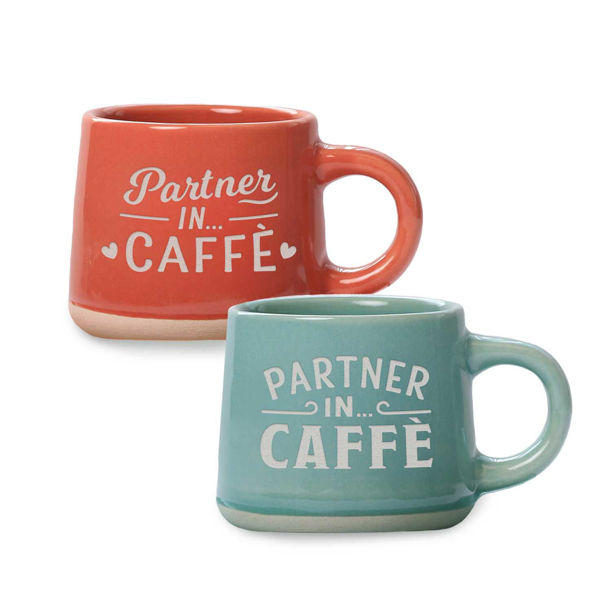 Set 2 tazzine da caffè Benvenuti A Casa Mia